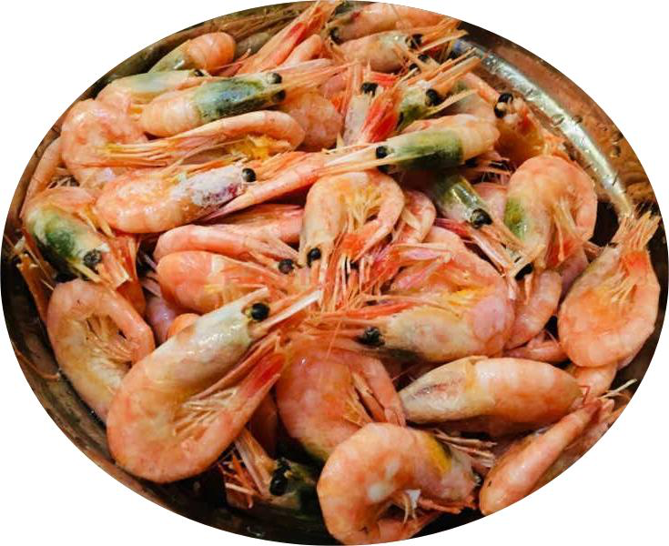 Креветки отварные