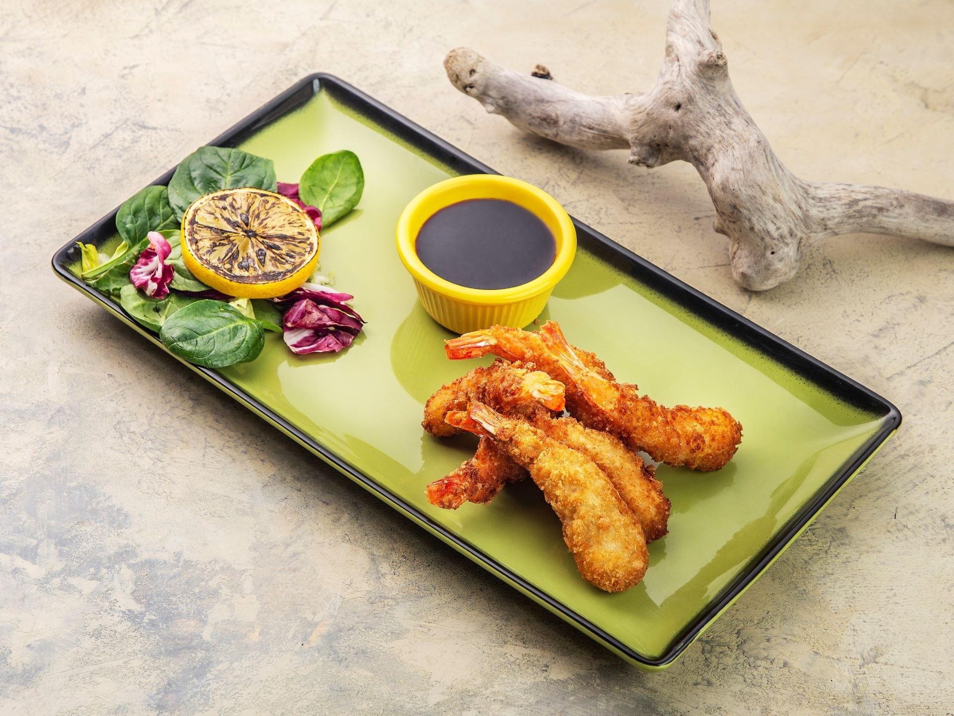 Креветки темпура