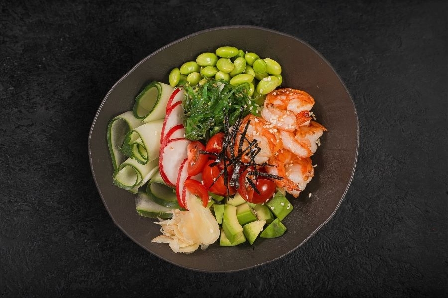 Поке с креветкой