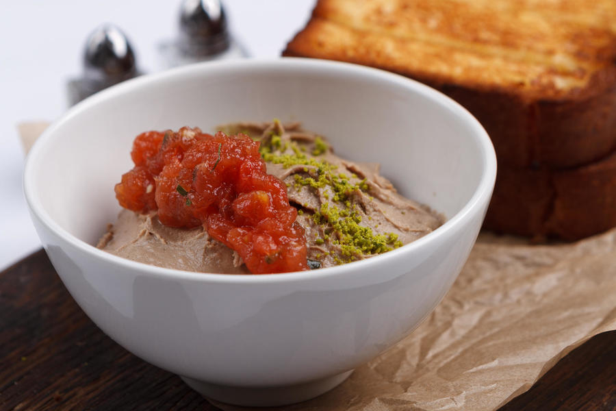 Лёгкий куриный паштет