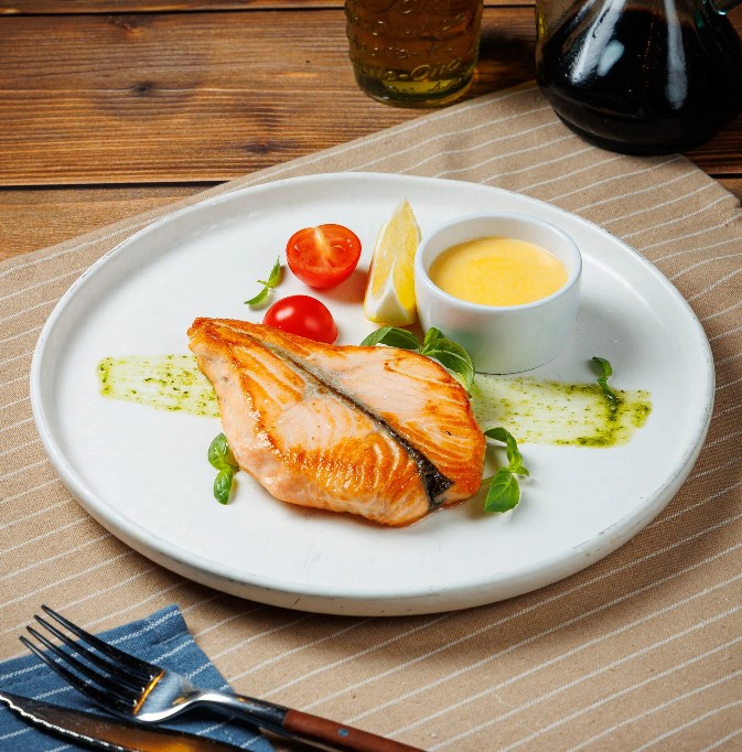 Стейк из семги