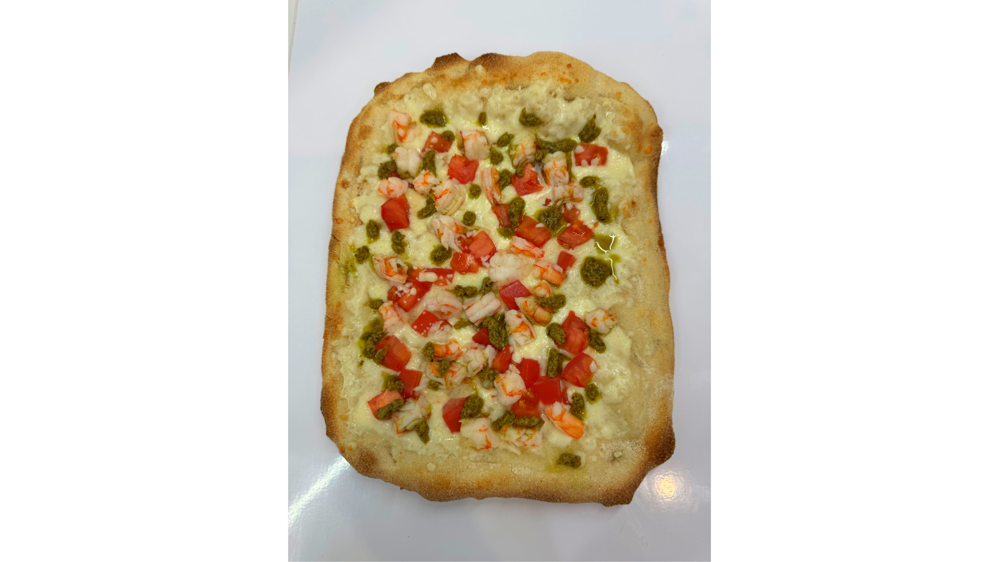 Креветки и песто