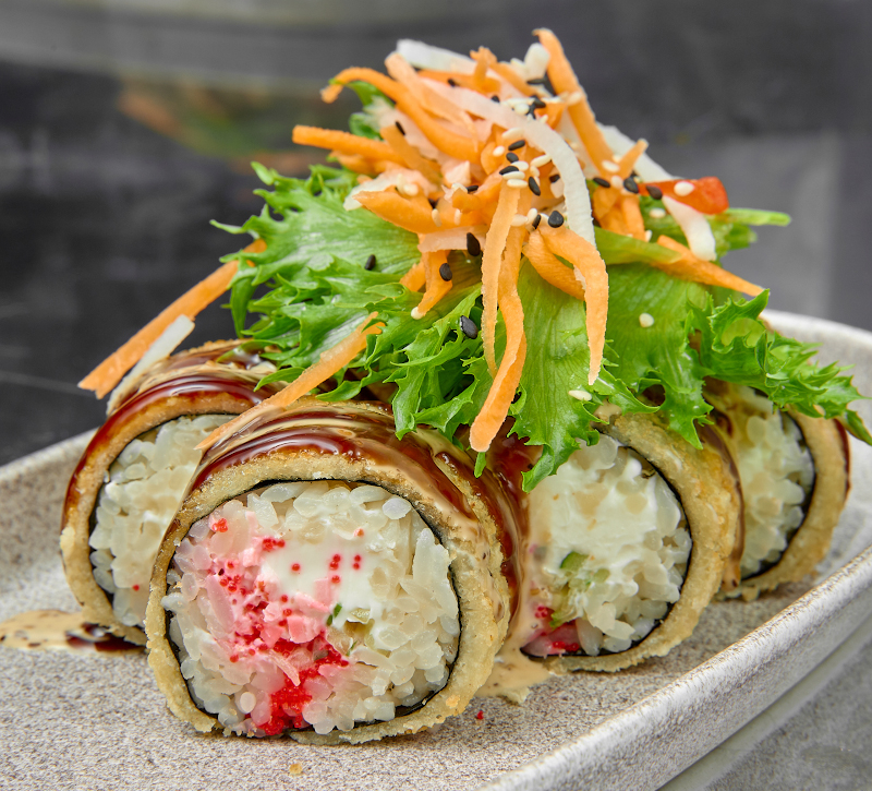 Темпурный кранчи краб Сыр творожный