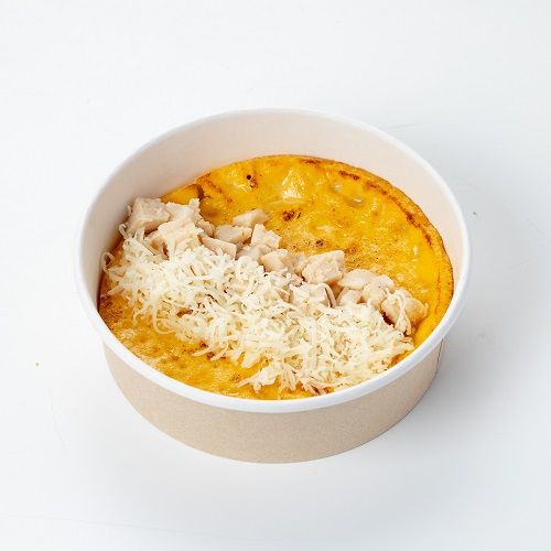 Омлет с курицей и сыром