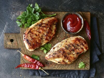 Филе курицы на гриле