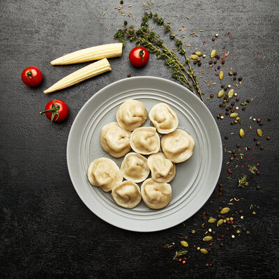 Пельмени самолепные с говядиной и свининой