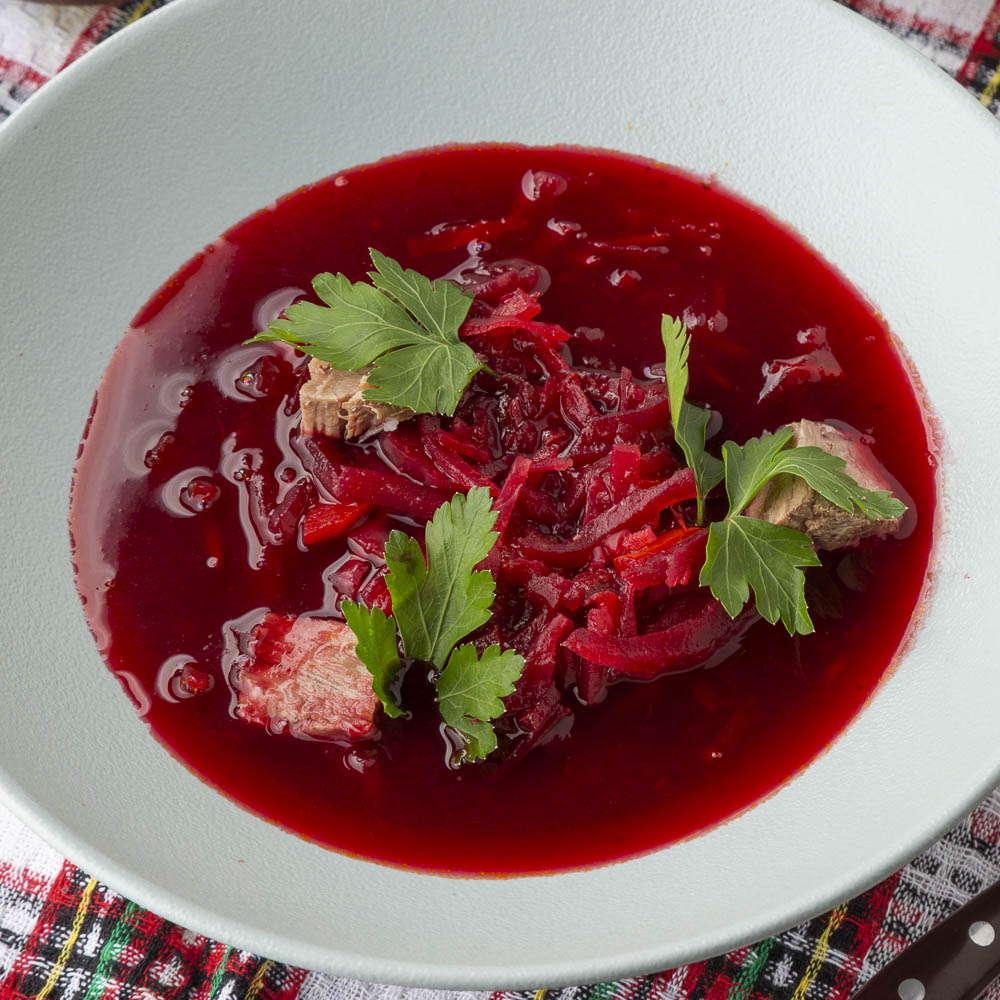 Борщ мясной