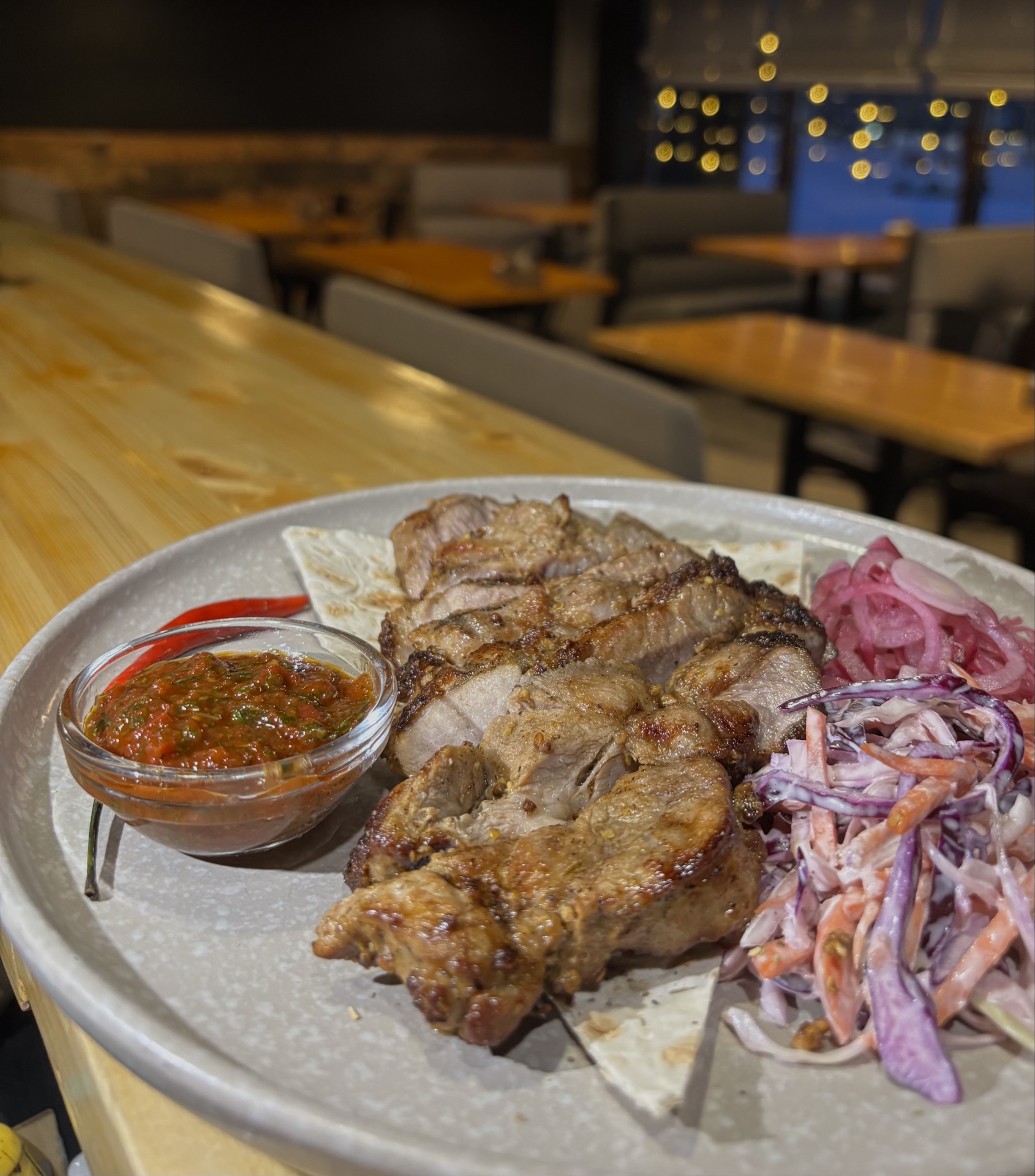 Стейк из свинины 