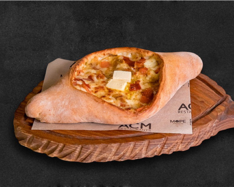 Хачапури с печёными овощами