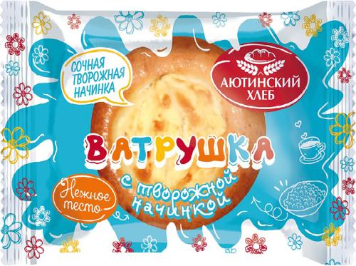 Ватрушка с творожной начинкой 70г