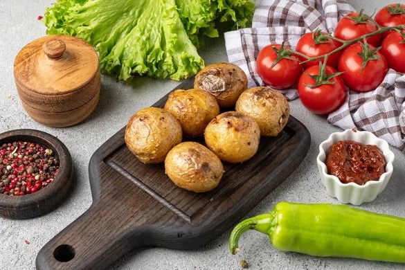 Картофель на углях