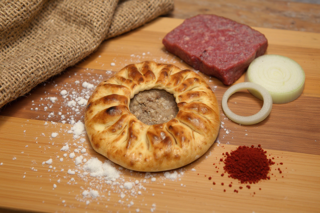 Хычин с говядиной