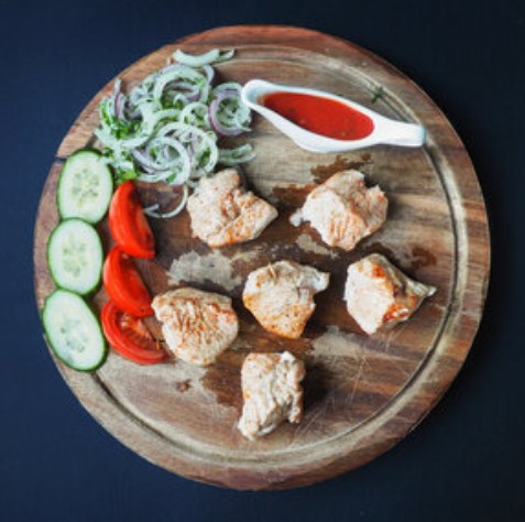 Шашлык из филе индейки