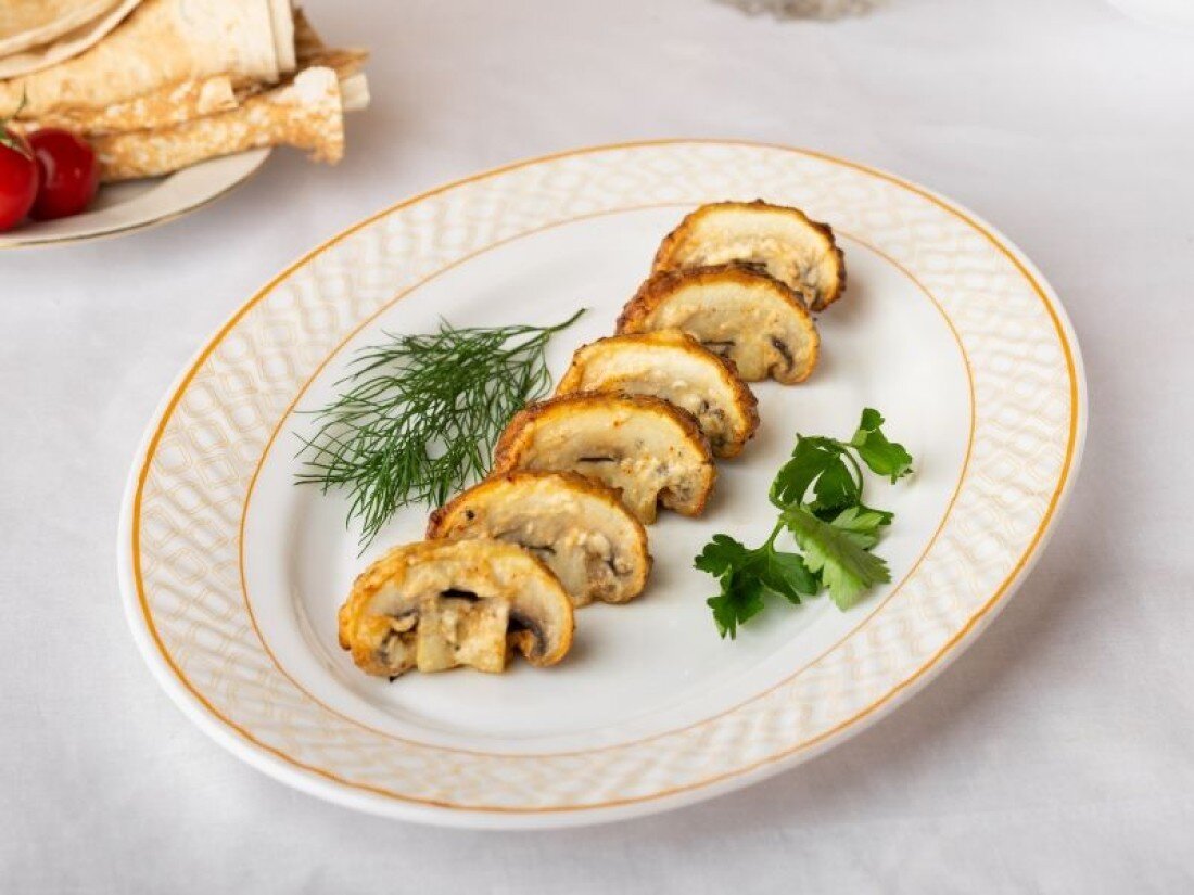 Грибы на мангале 150г