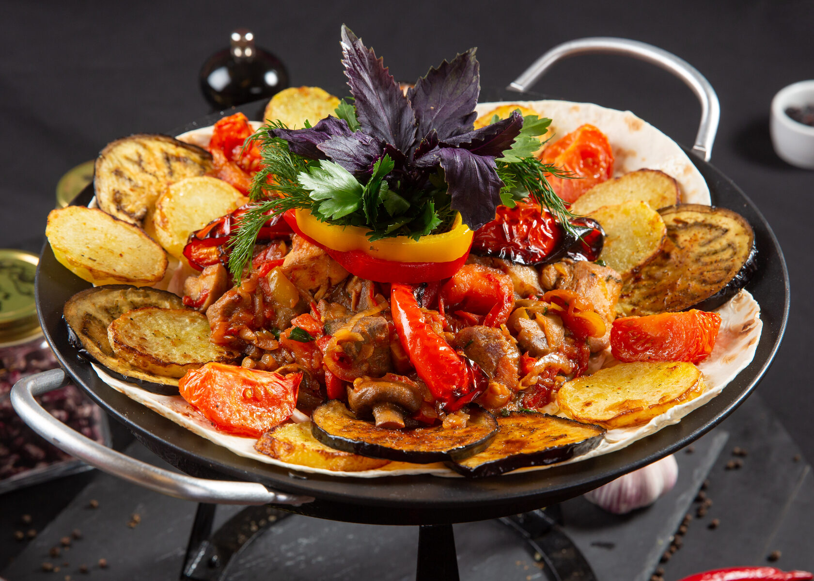 Садж из курицы 