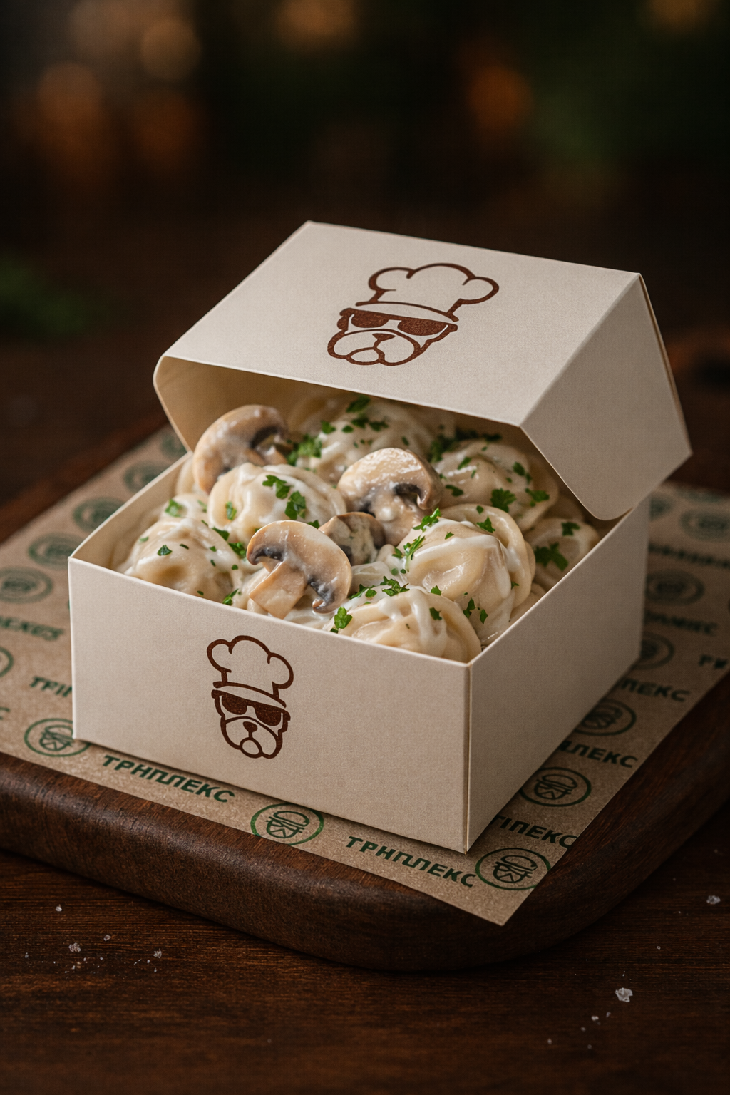 Сливочные с грибами 