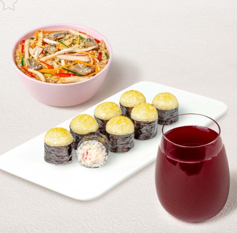 Бизнес-ланч Смарт M с морсом из черной смородины