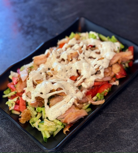 Шаурма открытая из курицы