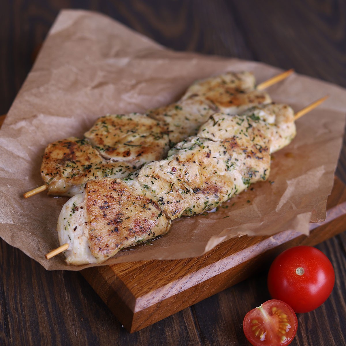 Шашлычок куриный на шпажке