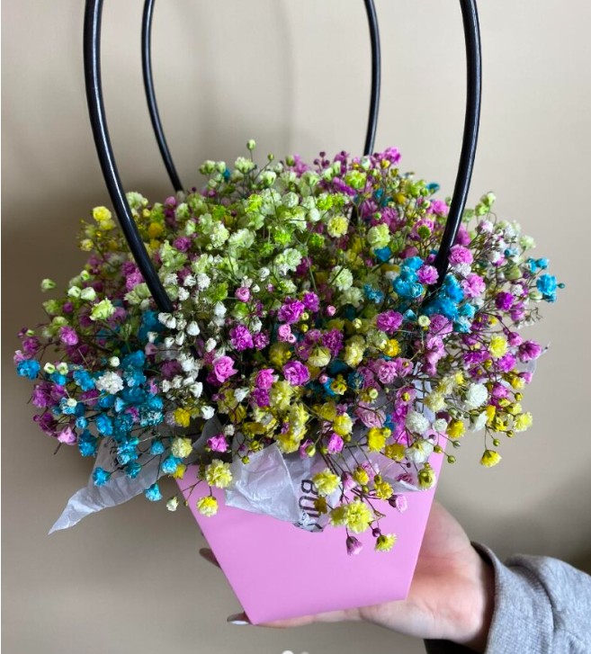 Сумочка с гипсофилой