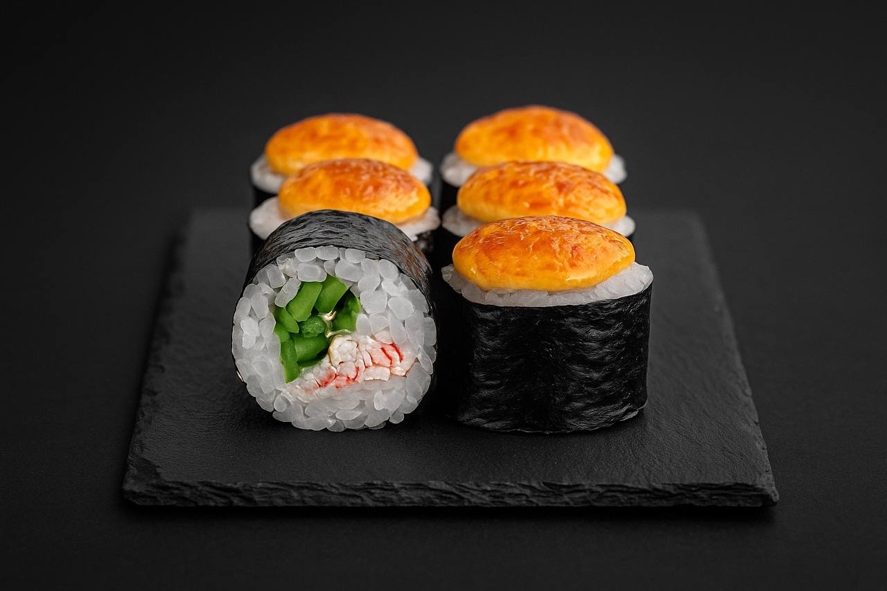 Острый мак с крабом