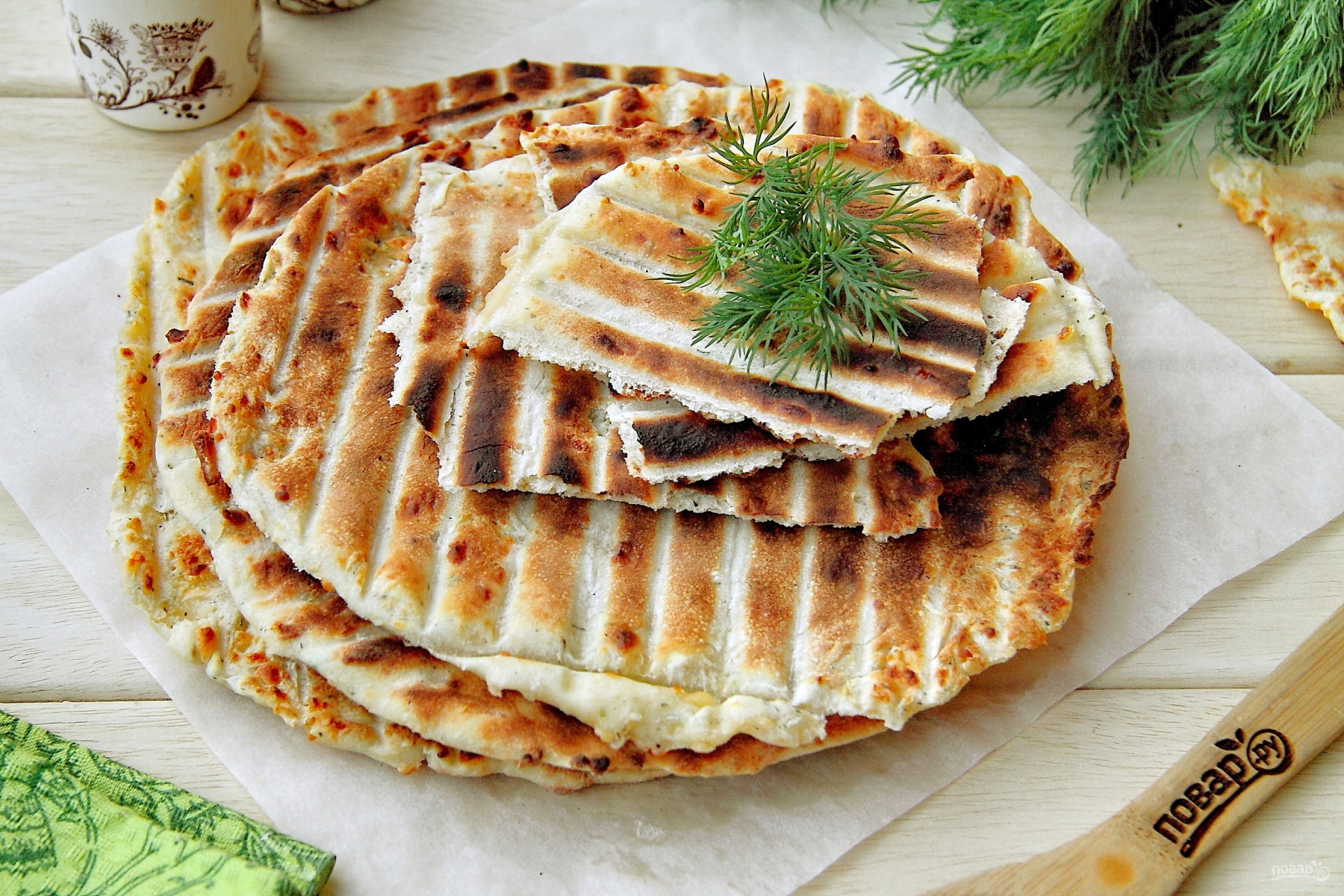 Лепёшка на мангале