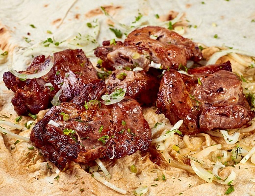 Шашлык из свининой шейки