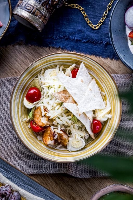 Д Цесаридзе с креветками