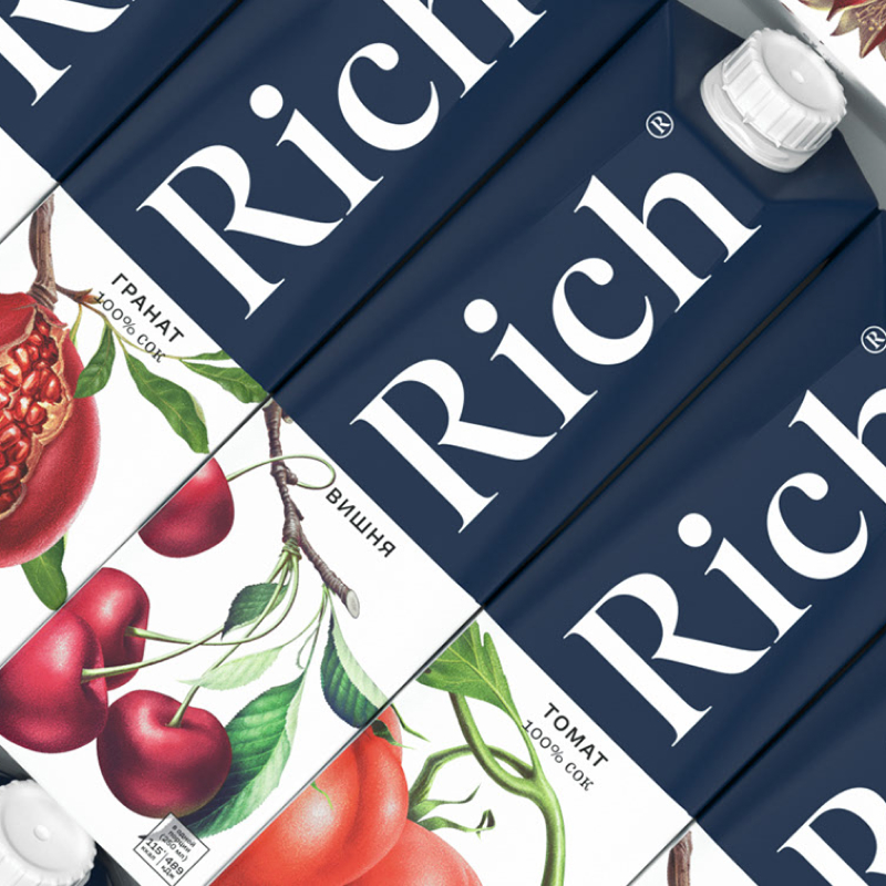 Сок Rich в ассортименте 1 л.