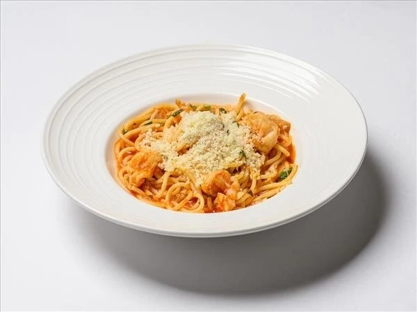 Паста с лангустинами и креветками