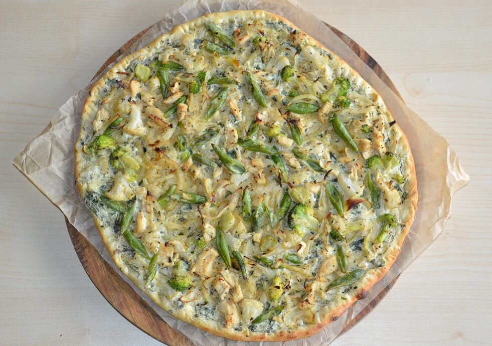 ФЛАМЕКЕШ С КУРИЦЕЙ И ОВОЩАМИ
