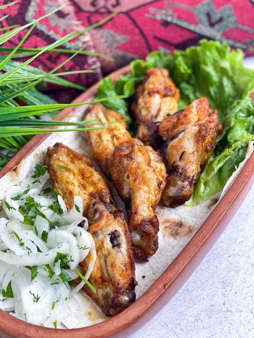 Шашлык из куриных крыльев