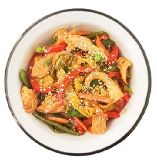 Вок с курицей