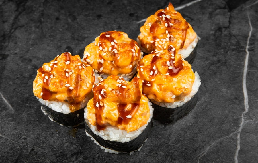 Биг спайси с лососем