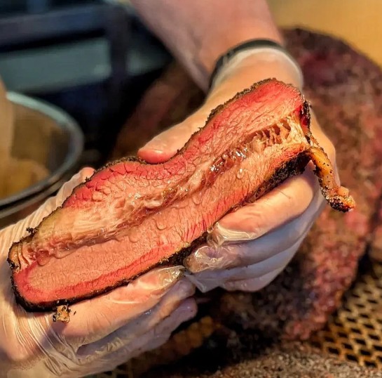 Брискет ( копченая мраморная грудинка) на вес