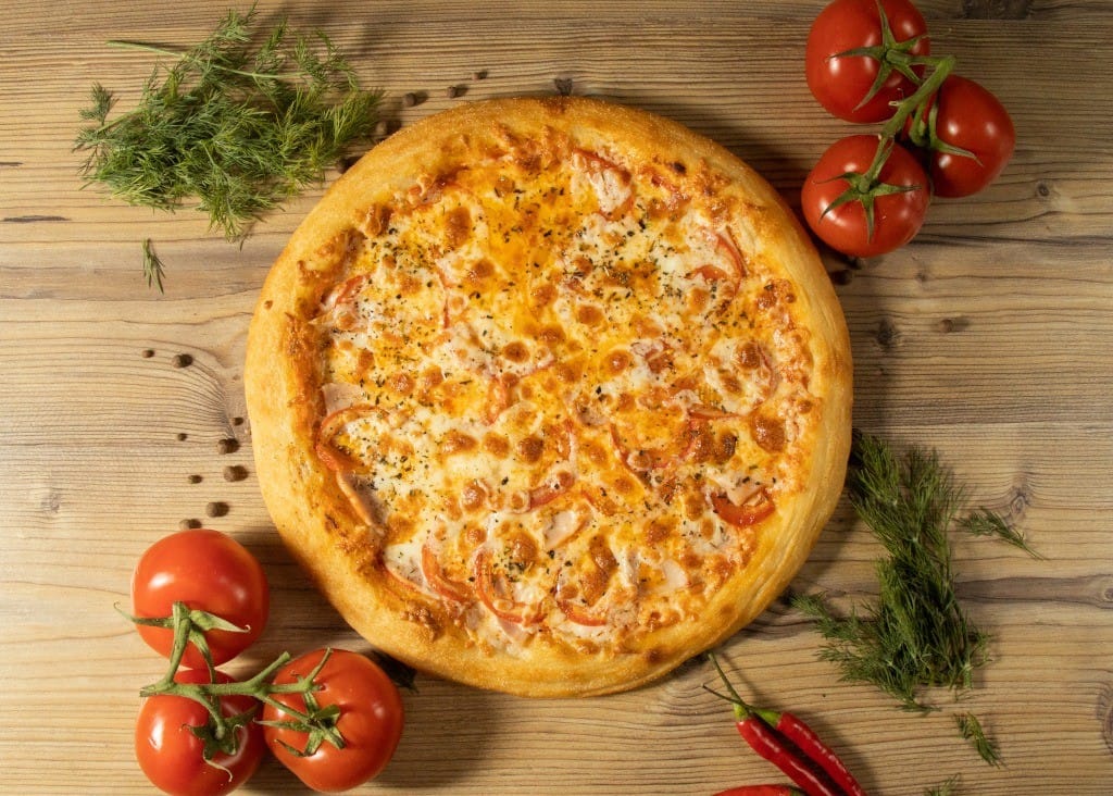 Пицца с ветчиной (большая)