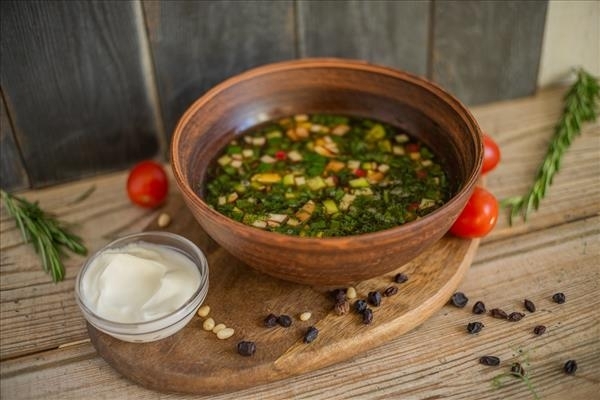 Окрошка мясная