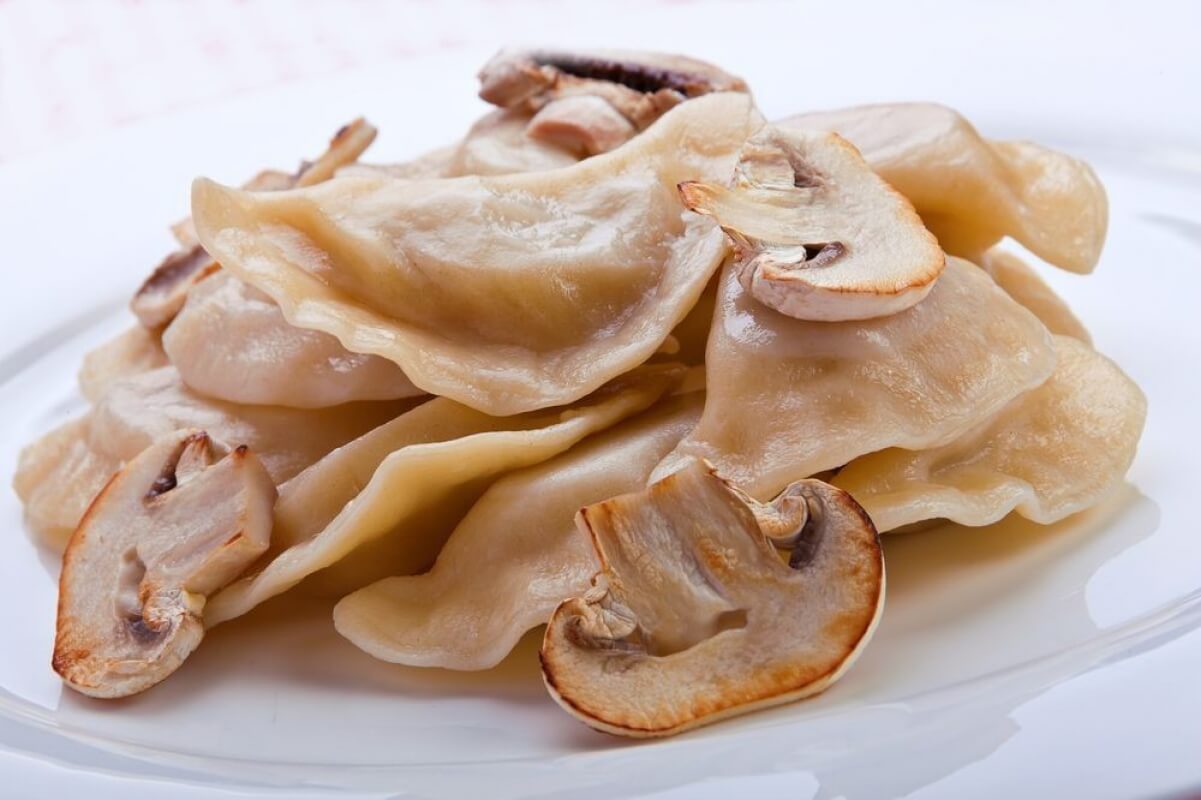 Вареники с картофелем и грибами