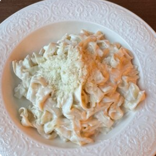 Паста ручной работы со сливками и пармезаном (большая порция)