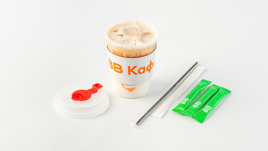 Айс Капучино на безлактозном молоке 300 мл, кафе