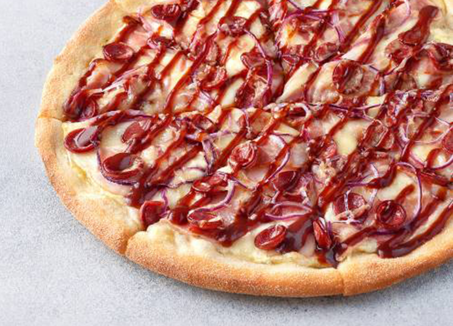 Пицца Мясная Барбекю 30 см на тонком