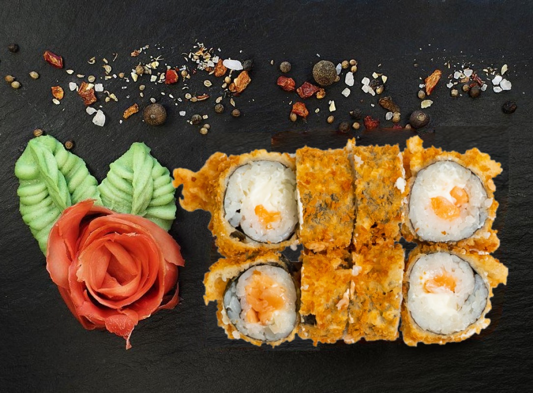 Сяке темпура