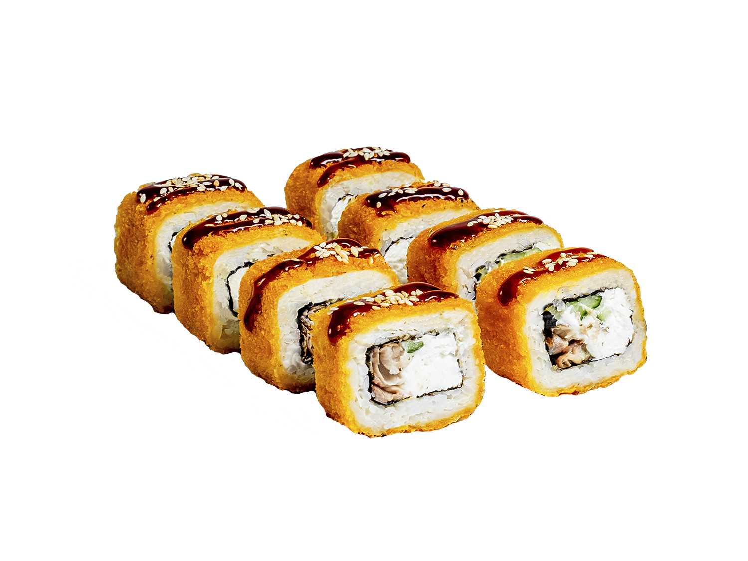 Темпура с копчёной курицей