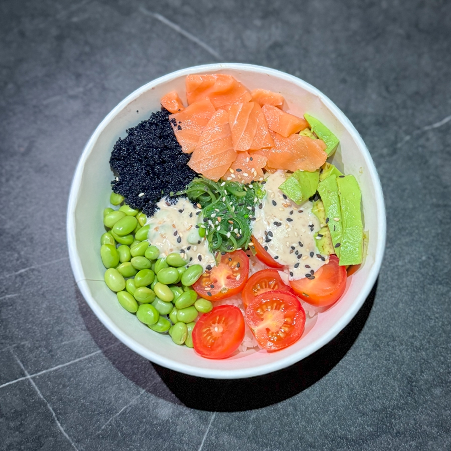 Поке с лососем