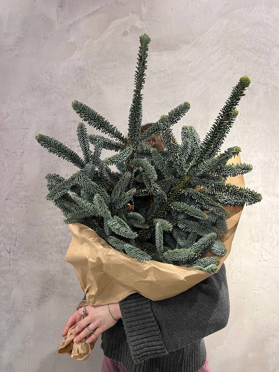 Ароматная охапка из нобилиса в крафте