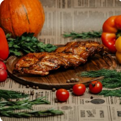 Свиные ребрышки Семечки в гранатовым соусе наршараб