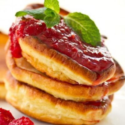 Оладьи с джемом