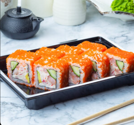 Ролл Калифорния с креветкой