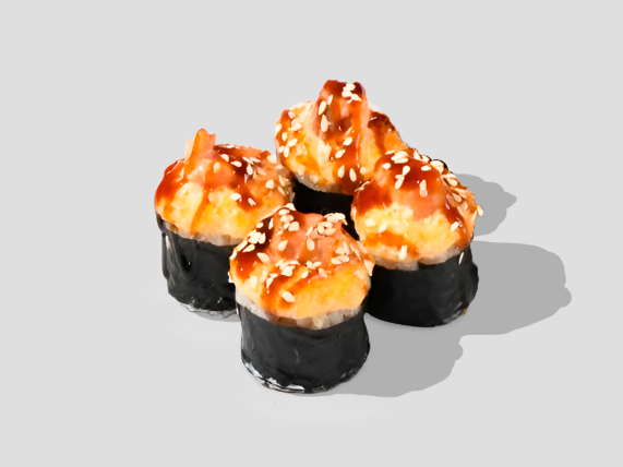 Запеченный лосось 4 шт.