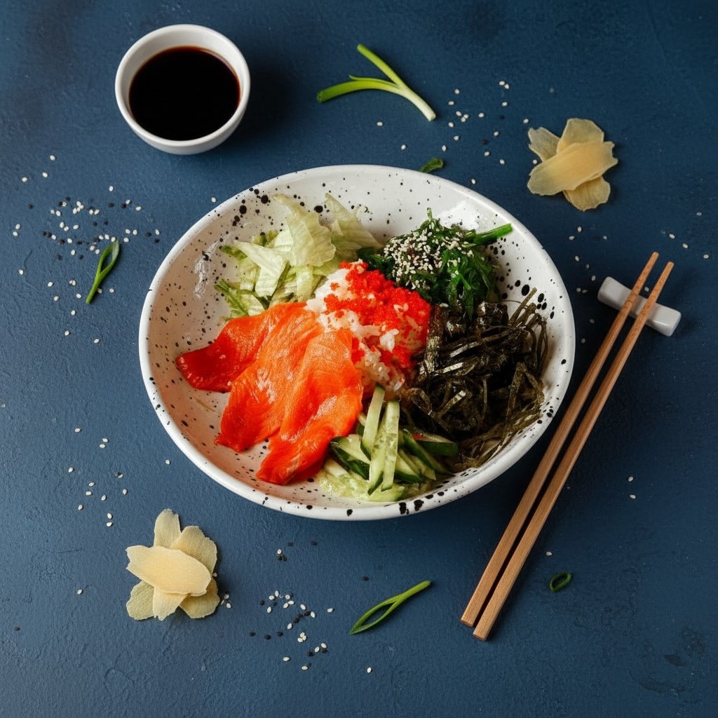 Поке с лососем